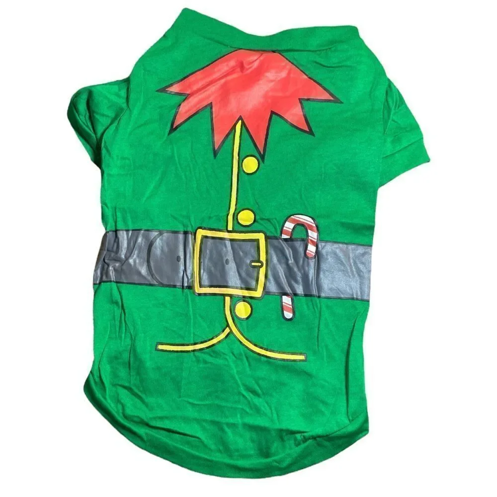 Elf Dog Christmas Shirt